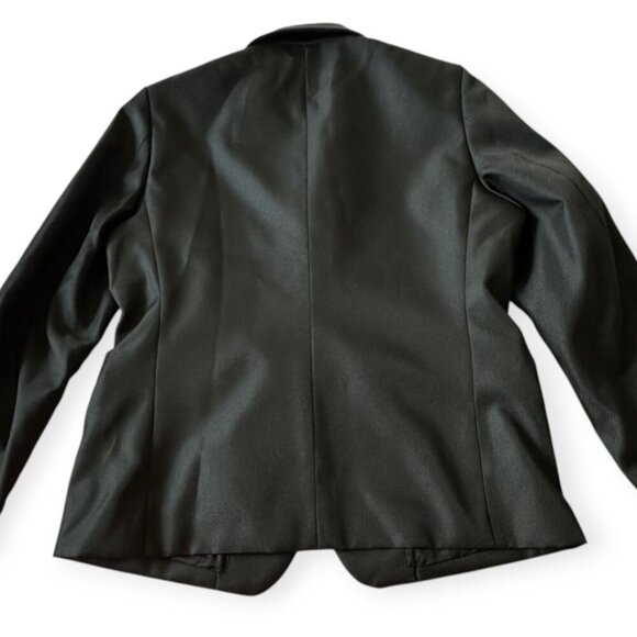 Comme des Garçons CDG Polyester Serge Thick Blazer Black, Size L, RN-J016 FW24 - Picture 12 of 16